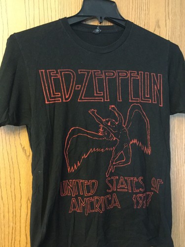 Led Zeppelin. Black Shirt. M. | eBay