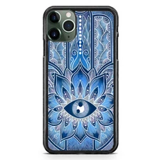 Hansa Evil Eye protection Lotus Case For iPhone 15 Pro Max Plus 14 Mini 13 12