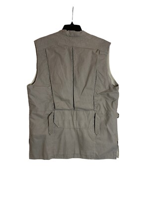 Vintage 80s Banana Republic Men's M Fishing Vest Multi Pocket Mesh