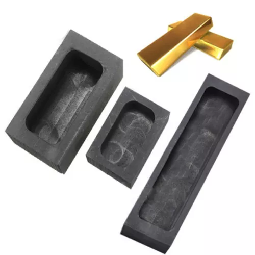 Gold Silber Graphit Barrenform Gießform Schmelztiegel für Metall Kupfer Messing - Bild 5 von 9