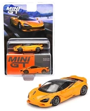 Mini GT 1:64 McLaren 750S McLaren Orange Diecast Model Car MGT00814