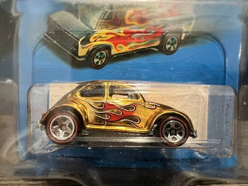 RARE Hot Wheels Super Chromes VW Bug Redline 1:64 Sealed NIP - Picture 2 of 6