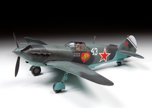 Zvezda 4833 WWII Soviet Fighter LaGG-3 (Serie 66) Scale Model 1:48 NEU OVP - Bild 2 von 6