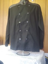 2 L Chef's Cook cool by Happy Chef blackw/ grey,button down long sleeve  7 