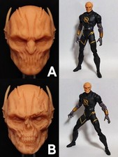 Figura de acción 1/12 sin pintar The Black Flash Zombie Head modelo apto para McFarlane