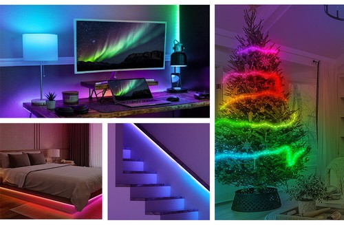 SONOFF L3 Pro RGBIC Smart LED Strip Lights 5M Voice Control for Alexa Google - Afbeelding 6 van 17