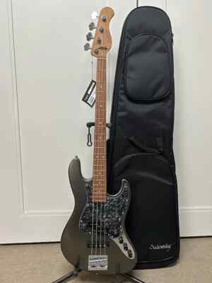 Sadowsky MetroExpress Hybrid P/J 4 String Bass w/Morado Board Silver Metallic