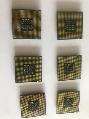 LOT OF 6 INTEL Pentium 4 2.80 GHz/1M/800  SL7PR Socket 775 P4 CPU Processor
