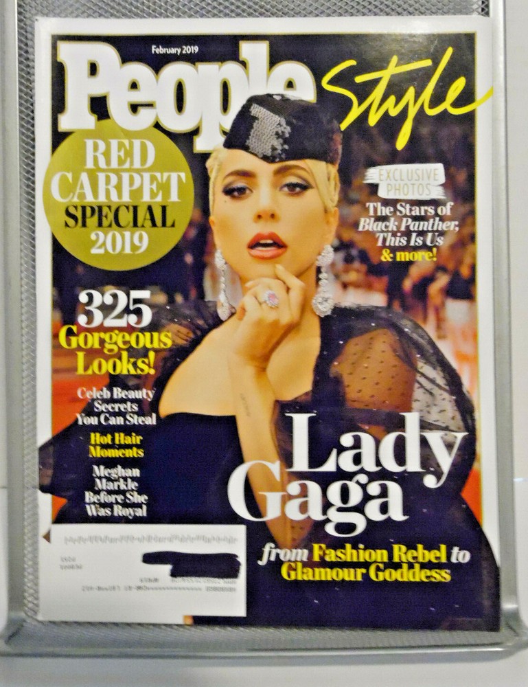 People Style Magazine Red Carpet Special February 2019 Lady Gaga Cover