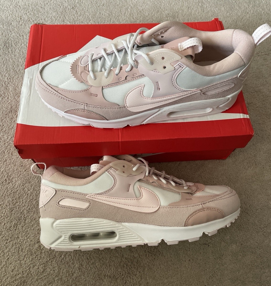 Size 11.5 - Nike Air Max 90 Futura Barley Rose W for sale online