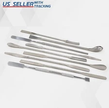 Scientific Lab Stainless Steel Lab Micro Double Ended Spatula Sampler Spoon