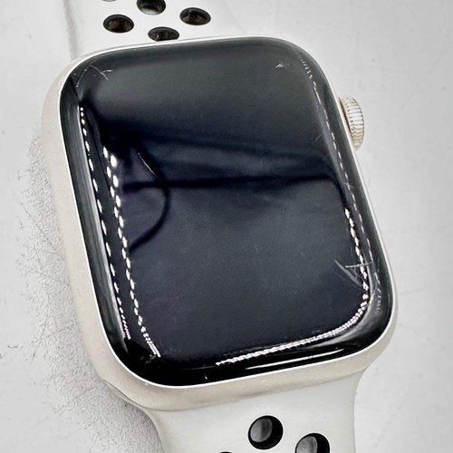 Apple Watch Nike Series 7 45MM Starlight alluminio sbloccato in fabbrica + extra LEGGI - Foto 9 di 24