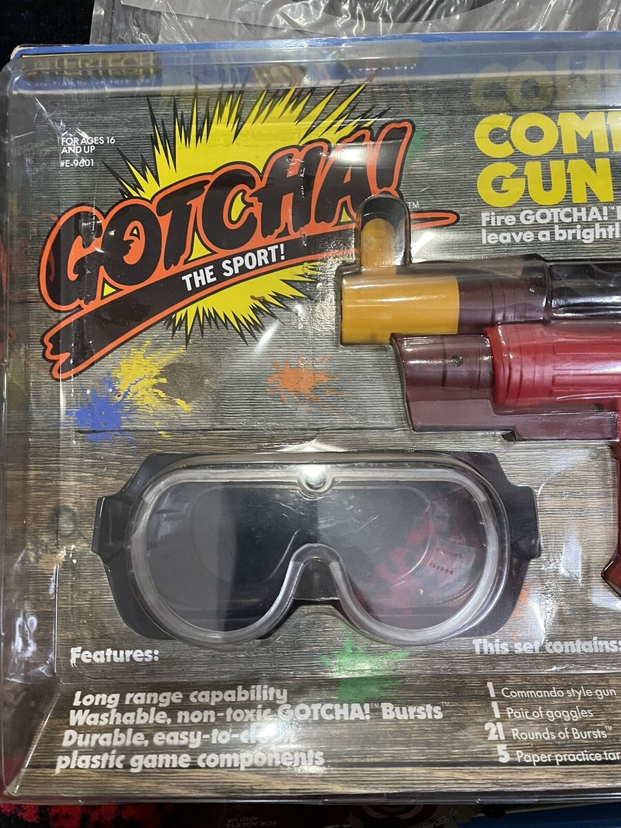 Vintage Entertech gotcha Commando toy Gun Set & Accessory Vintage Entertech gotcha Commando toy Gun Set & Accessory