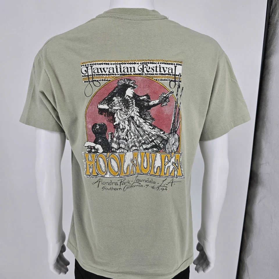 Ho'olaule'a Hawaiian Festival L.A. 1994 de colección Camiseta estilo Lawndale CA (L) Foto 3 de 4