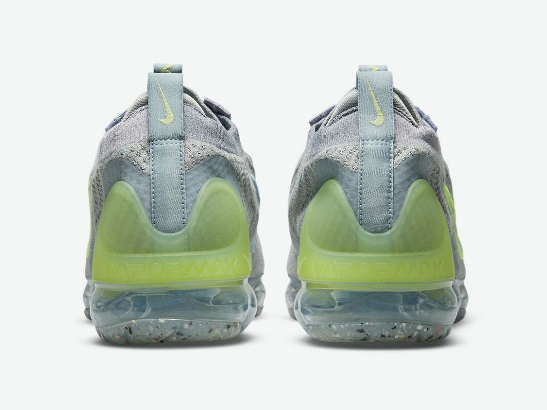 Nike Air Vapormax グレー/ブラック/ライム Nike Air VaporMax Flyknit 2021 Gray / Lime New Men's Size