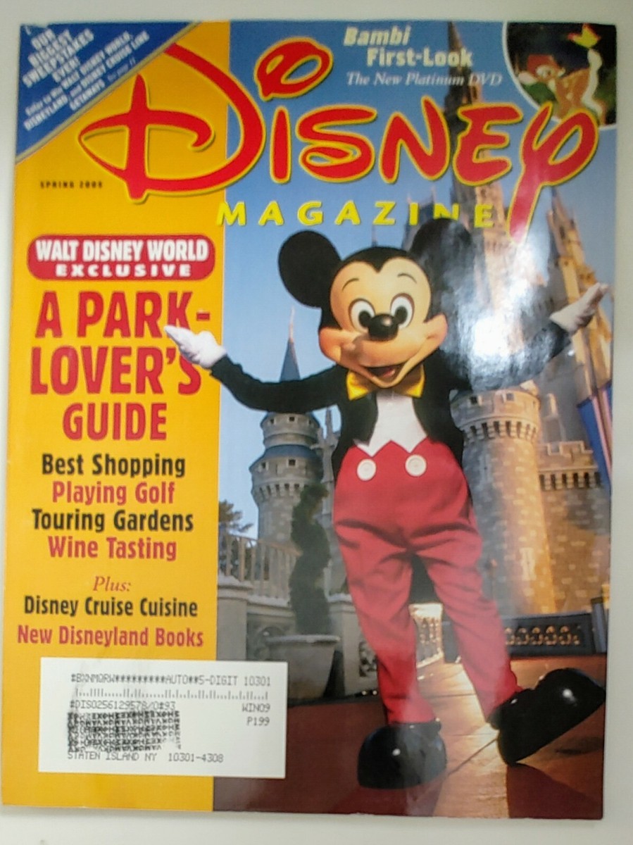 2 Disney Magazines - Spring 2003 & Spring 2004. Mickey Mouse. Walt