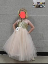 Girls pageant gown Size 6 Blush Pink