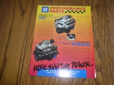 GM Performance Parts ZZ502 350 HO 502 HT 383 ZZ Small Block Sales Flyers