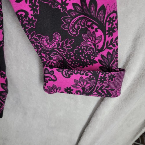Kim Rogers rosa Shock Damenjacke mit durchgehendem Reißverschluss Stretch Jersey Größe PL neu mit Etikett - Bild 5 von 11