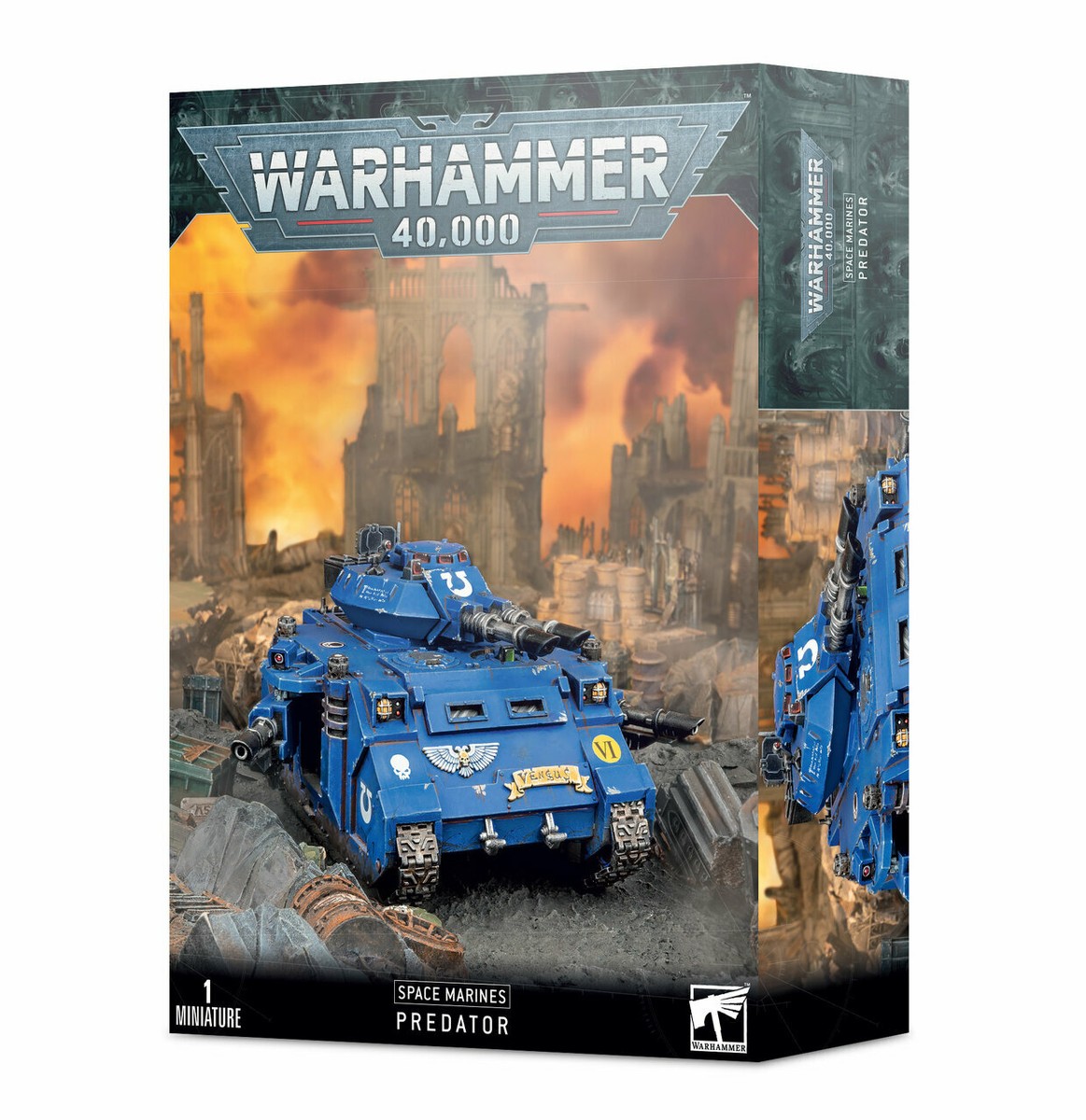 【中古】 Warhammer 40K: Space Marine Warhammer 40k Space Marines Adeptus Astartes Predator-- NEW