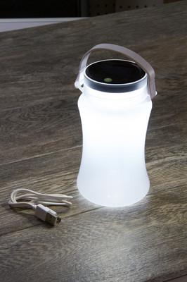Collapsible Waterproof Solar USB Powered Storage Camping Boating Fishing Lantern