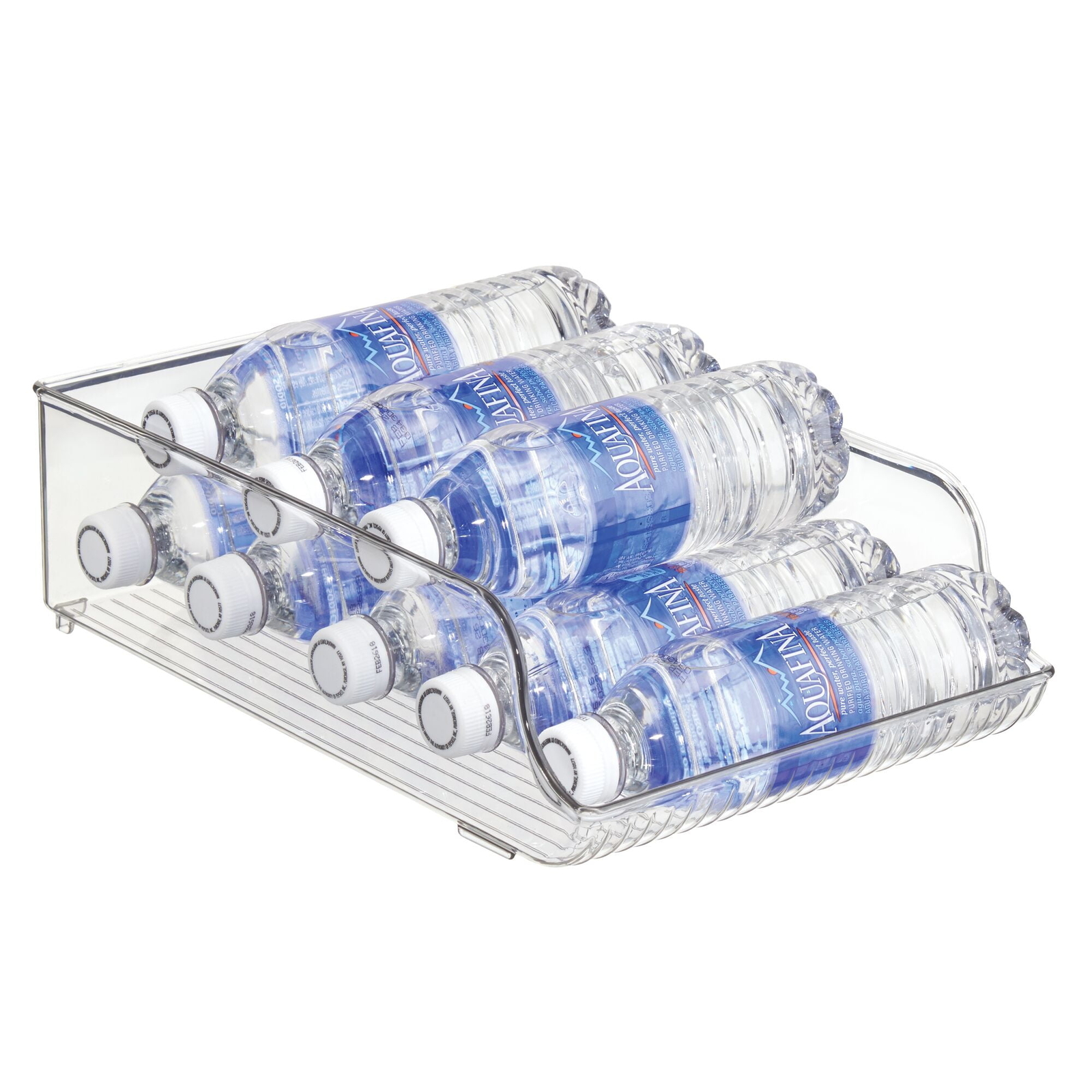 Recycled Plastic Water Bottle Fridge Organizer Bin for Kitch