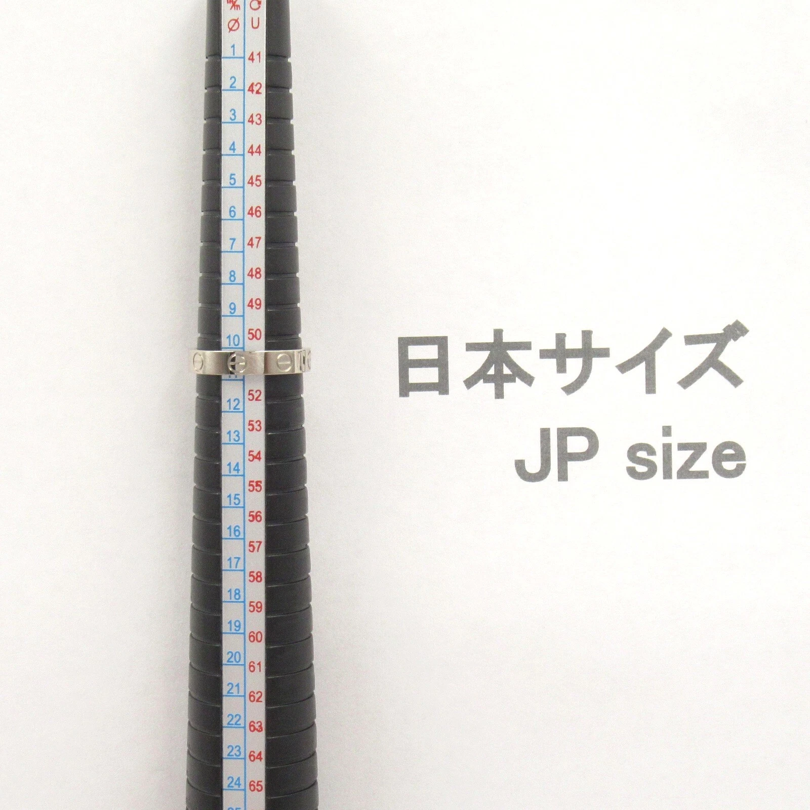 Anello CARTIER Love oro bianco 18KWG usatox unisex mis USA5 5 7