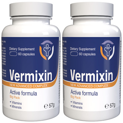 Vermixin - 120 Kapseln (2 x 60 Kapseln) - 2er Pack