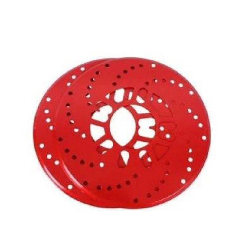 Cubierta de disco de freno de rueda de coche de 10,12" 4 piezas cruz de rotor decorativa CNC aleación de aluminio Foto 4 de 4