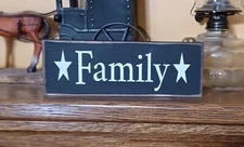 Family Rustic Primitive Country Farmhouse Inspiration Wood sign Home Décor