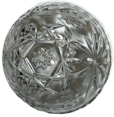 Vintage Star of David Glass Dish in Excellent Used Condition 5-1/4” x 2-1/4” - Picture 5 of 5