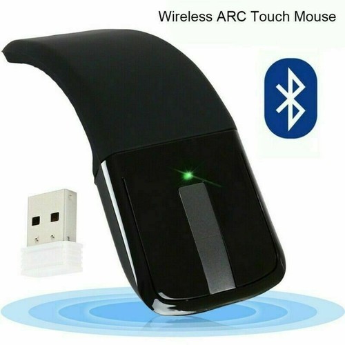 2.4G Arc Foldable Mouse Wireless Touch Mice for Office Laptop Computer USB NLK - Picture 2 of 9