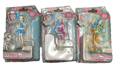 LOT 3 Monster High Frankie Stein Abbey Bominable Lagoona Blue collectible figure
