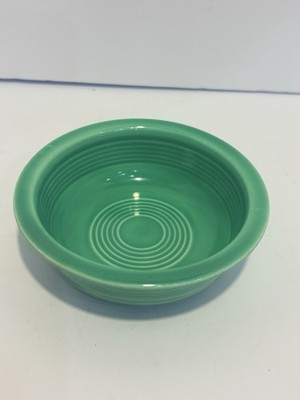 VINTAGE FIESTA FIESTAWARE HOMER LAUGHLIN GREEN 4 3/4'' FRUIT BOWL