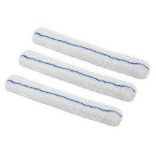 3Pcs Microfiber Window Scrubber Replacement Head 13.78 Inch Blue White