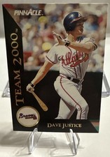 1992 Score Dave Justice #9 Team 2000 Atlanta Braves Baseball Card 