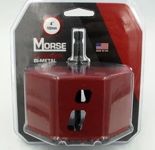 4" Hole Saw MORSE MHSA64C / 4 Inch Diameter with Arbor / NEW / FREE SHIPPING