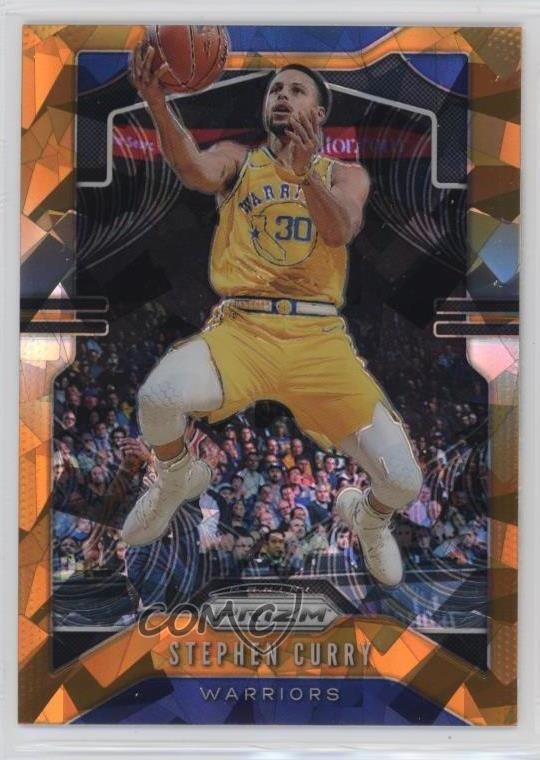 2019-20 Panini Prizm Orange Ice Prizm Stephen Curry #98 0n53
