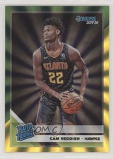 2019 Panini Donruss Rated Rookie Holo Green & Yellow Laser Cam Reddish #209 7zf