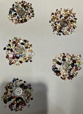 5 LOTS 50CT EACH LOT LOOSE MIXED NATURAL GEMSTONES/250CTTW