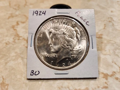 1924 Peace Silver Dollar (((GORGEOUS COIN))) UNCIRCULATED BU MS++++