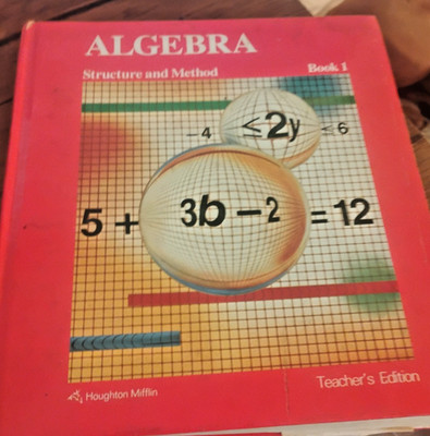 Algebra Structure and Method Book 1 Teacher's Edition Dolciani HC