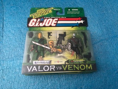 GIJoe Valor Vs Venom 2 Pack Destro & Kamakura 2004 MIMP