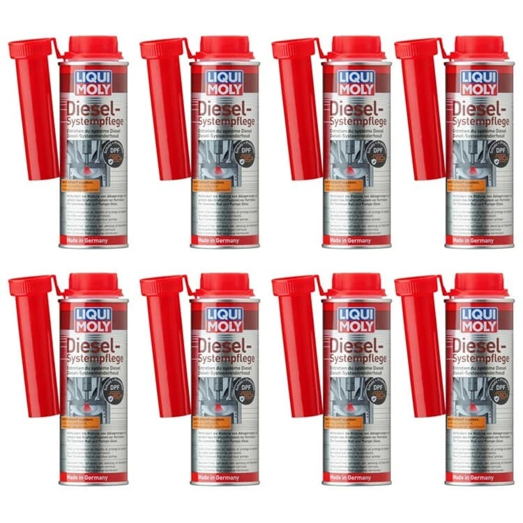 8x 250 ml Liqui Moly 5139 Systempflege Diesel Zusatz Additiv