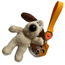 New Wallance Gromit Dog Plush Key Fob KeyChain Bag Purse Charm Khaki Holder Toy