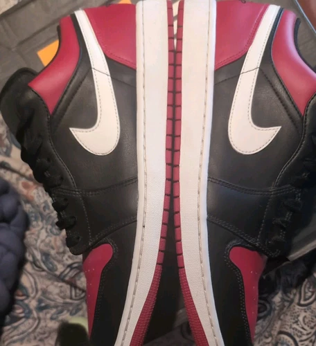 Air Jordan 1 punta bassa alternativa allevata taglia 13M come nuova