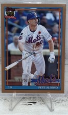2026 Topps Series 1 - 1991 Topps Baseball Pete Alonso #T91-12 Gold /50