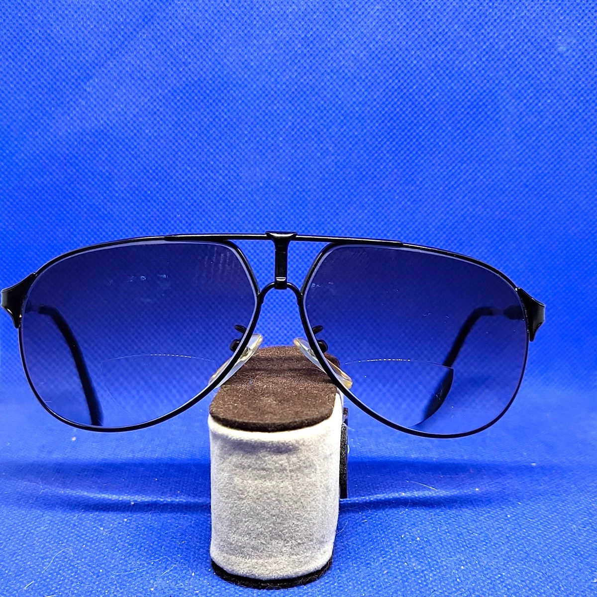 Colani Design Optos Sonnenbrille Pilot Metall Schwarz blau 130-155mm