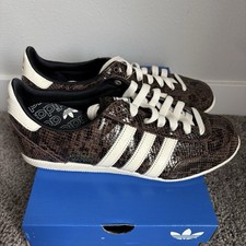 Adidas Japan W Brown Snakeskin JS4022 Size 7 New Authentic