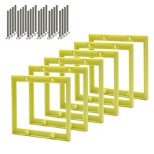 1/4 Double Gang Receptacle Outlet Box Extender,Yellow 2 Gang Electrical Box ...